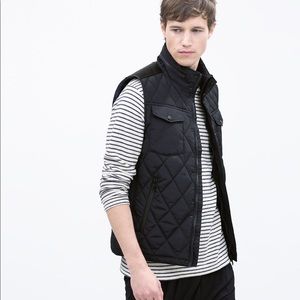 ZARA MAN • PUFFER VEST • L